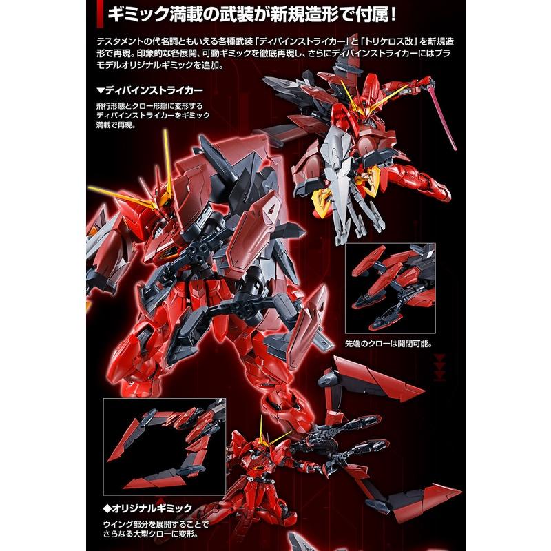 【鋼普拉】現貨 PB魂商 BANDAI 鋼彈SEED MG 1/100 TESTAMENT GUNDAM 聖約鋼彈-細節圖4