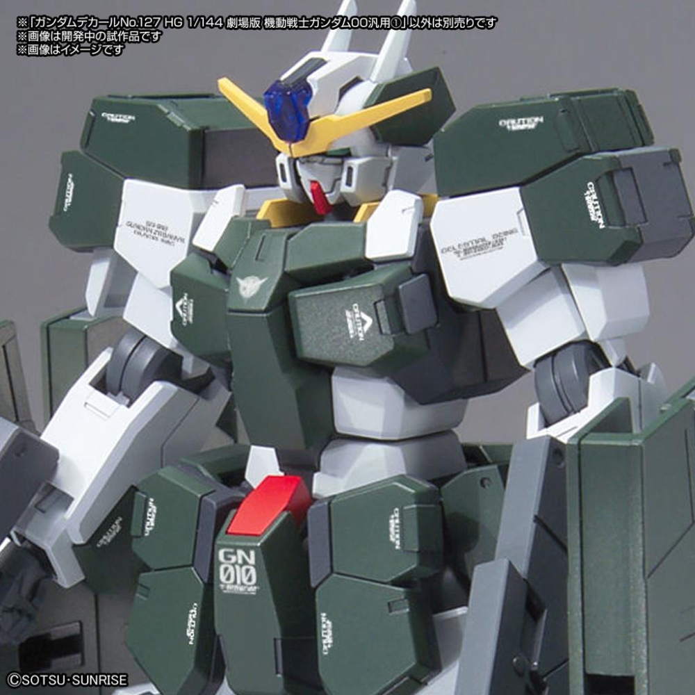 【鋼普拉】現貨 BANDAI 模型水貼紙 #127 HG RG 1/144 機動戰士鋼彈00 劇場版 通用水貼 1 水貼-細節圖4