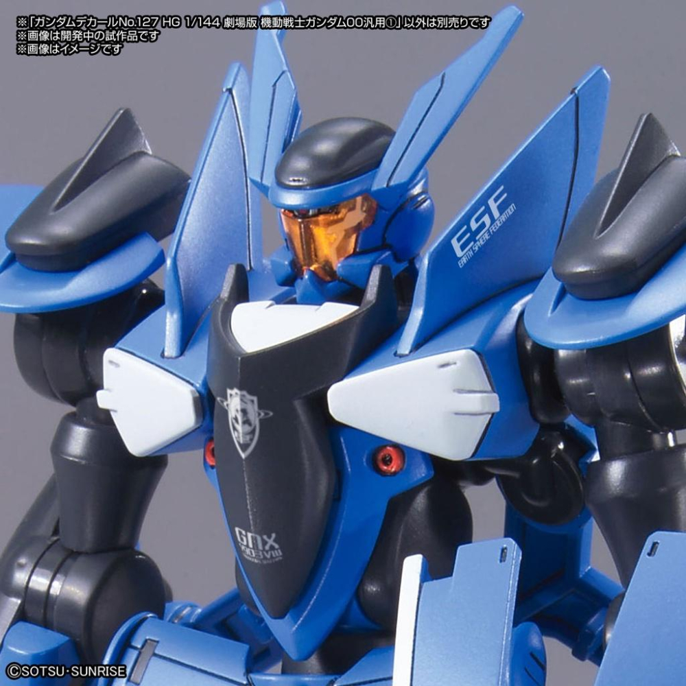 【鋼普拉】現貨 BANDAI 模型水貼紙 #127 HG RG 1/144 機動戰士鋼彈00 劇場版 通用水貼 1 水貼-細節圖5