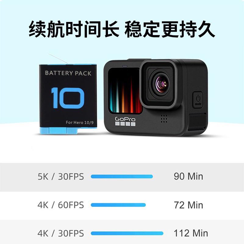【eYe攝影】副廠配件 Gopro Hero 9 10 11 運動相機 全解碼電池 1800mAh 鋰電池 雙槽充電器-細節圖3