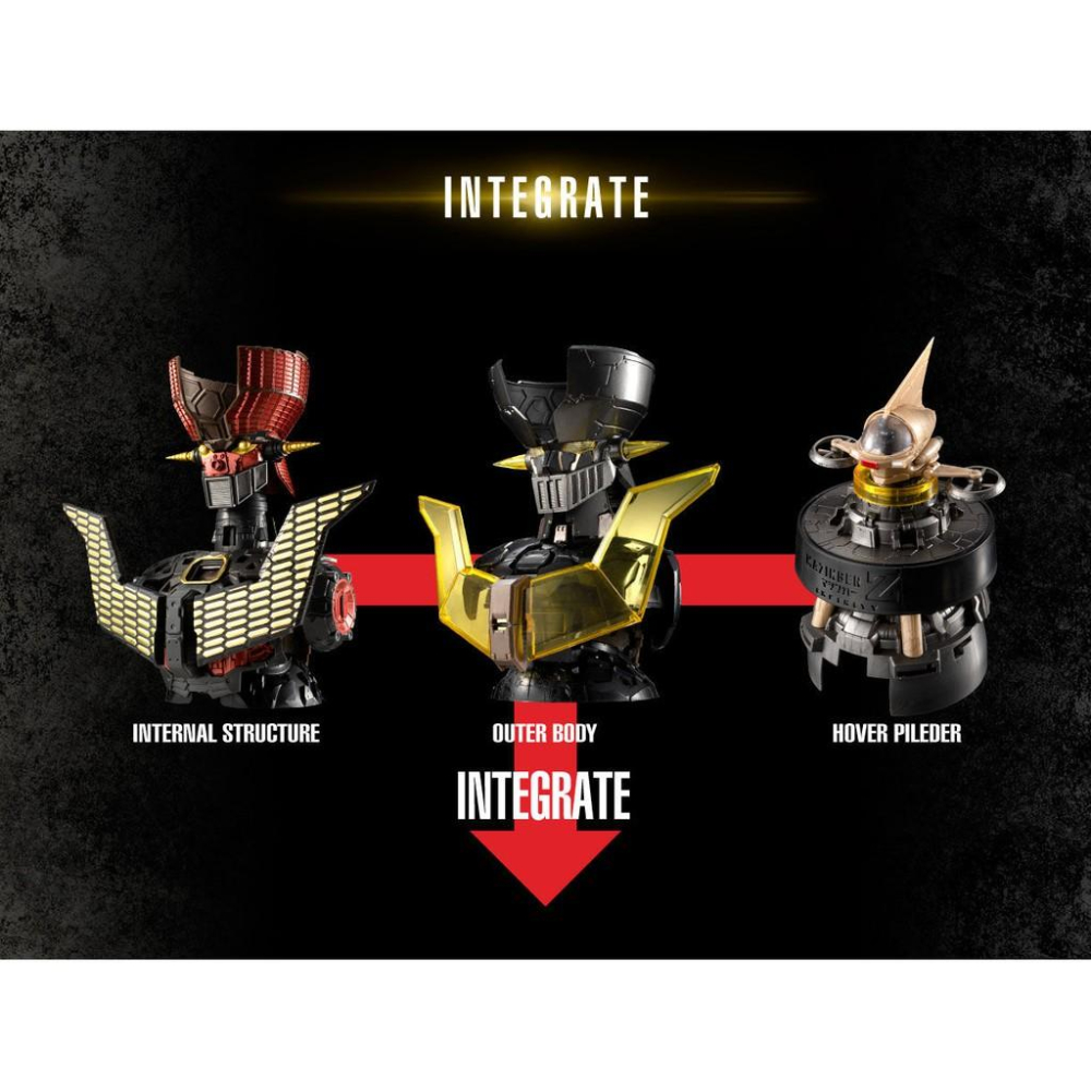 【鋼普拉】現貨 BANDAI 扭蛋 MAZINGER Z INFINITY 無敵鐵金剛胸像 劇場版 魔神Z 黑色版 3款-細節圖4