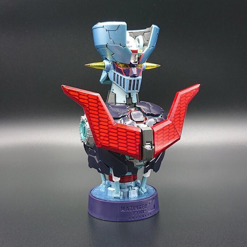 【鋼普拉】現貨 BANDAI 扭蛋 MAZINGER Z INFINITY 無敵鐵金剛胸像 劇場版 魔神Z 原作色 3款-細節圖4