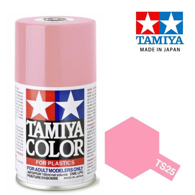 【鋼普拉】現貨 TAMIYA 田宮 模型 噴漆 噴罐 油性漆 85025 TS25 TS-25 粉紅色 100ml