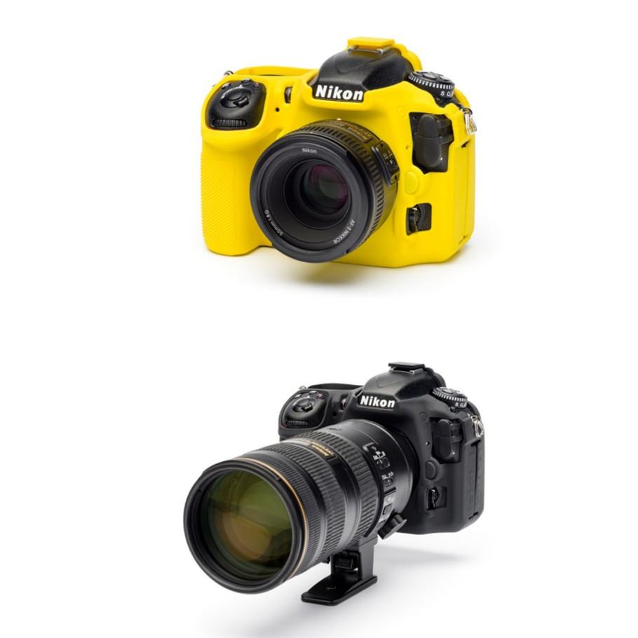 【eYe攝影】easyCover 金鐘套 Nikon D500 保護套 矽膠套 黃 黑 另有 D5 D4s D750-細節圖5