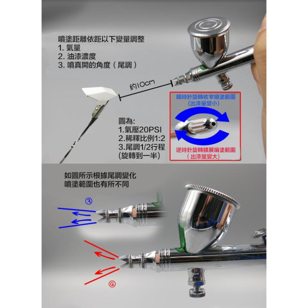 【鋼普拉】台灣製造 T-39A 鋼彈 模型 美甲 噴漆 噴槍 1/8HP 無油靜音空壓機 過熱保護 含調壓濾水裝置+風管-細節圖8