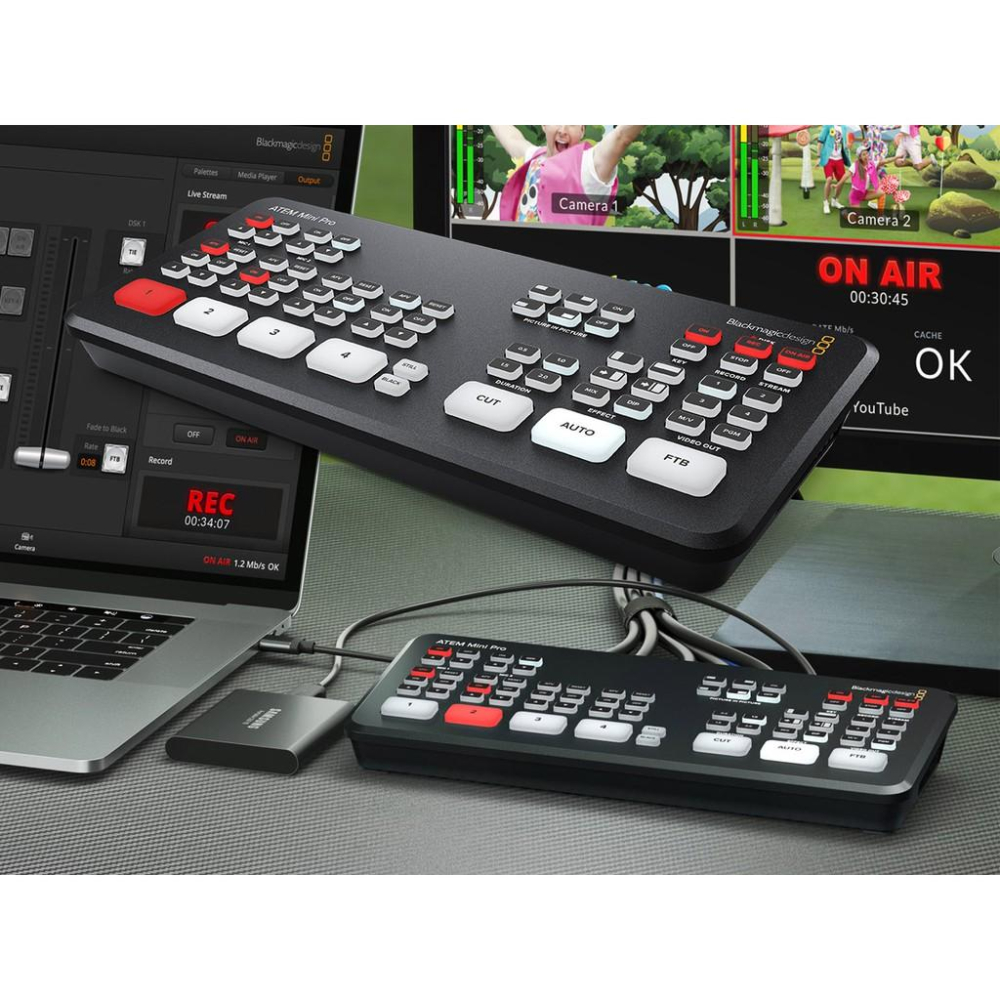 【eYe攝影】現貨 Blackmagic BMD ATEM Mini HDMI 4路 經濟型導播機 直播 FB 節目製作-細節圖9