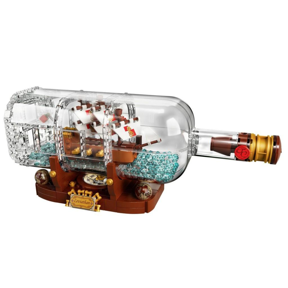 【LETGO】現貨 限量 正版 LEGO 樂高 IDEAS 92177 瓶中船 Ship In A Bottle-細節圖5