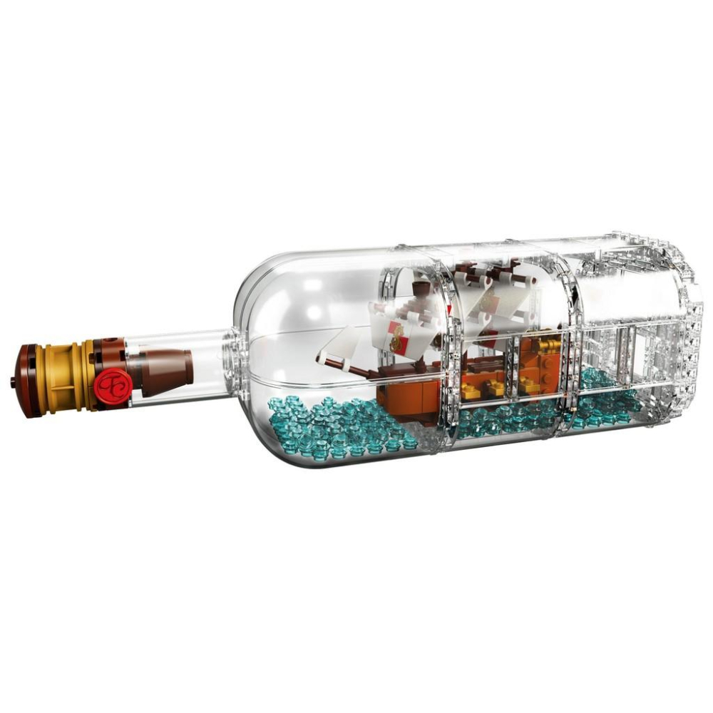 【LETGO】現貨 限量 正版 LEGO 樂高 IDEAS 92177 瓶中船 Ship In A Bottle-細節圖6