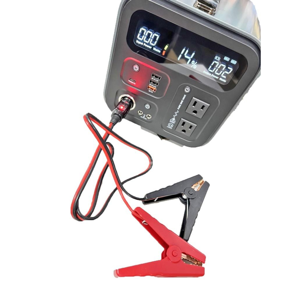 【eYe攝影】現貨 Delta mini River 600 MAX UA550 車充線 救車線 電瓶充電線 點菸頭-細節圖2
