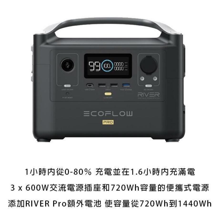 現貨 原廠公司貨 RIVER PRO 移動電池 戶外電源 + 冰虎 移動冰箱 露營 車宿 中秋烤肉食材-細節圖2