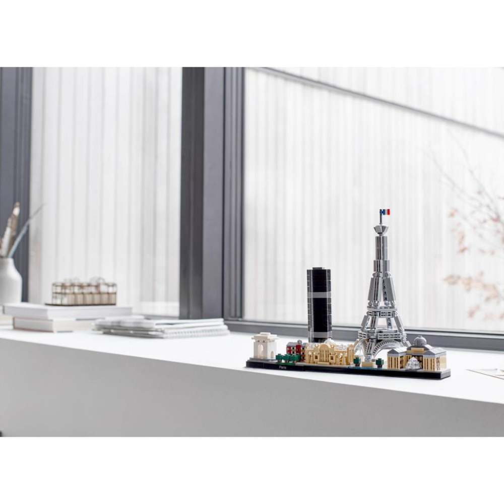 【LETGO】全新現貨 樂高積木 LEGO 21044 Great Wall 經典建築系列 巴黎 艾菲爾鐵塔 凱旋門-細節圖5