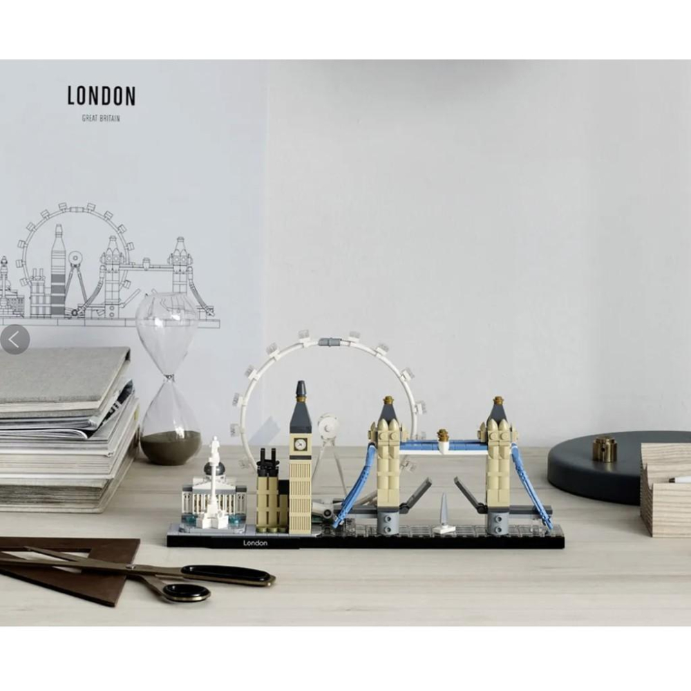 【LETGO】現貨 樂高正版 LEGO 21034 經典建築系列 英國 倫敦 London 大笨鐘 塔橋-細節圖7