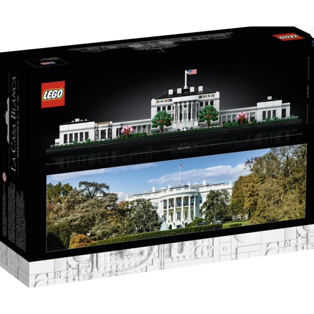 【LETGO】現貨 樂高正版 LEGO 21054 經典建築系列 美國 白宮 The White House 首府 大選-細節圖2