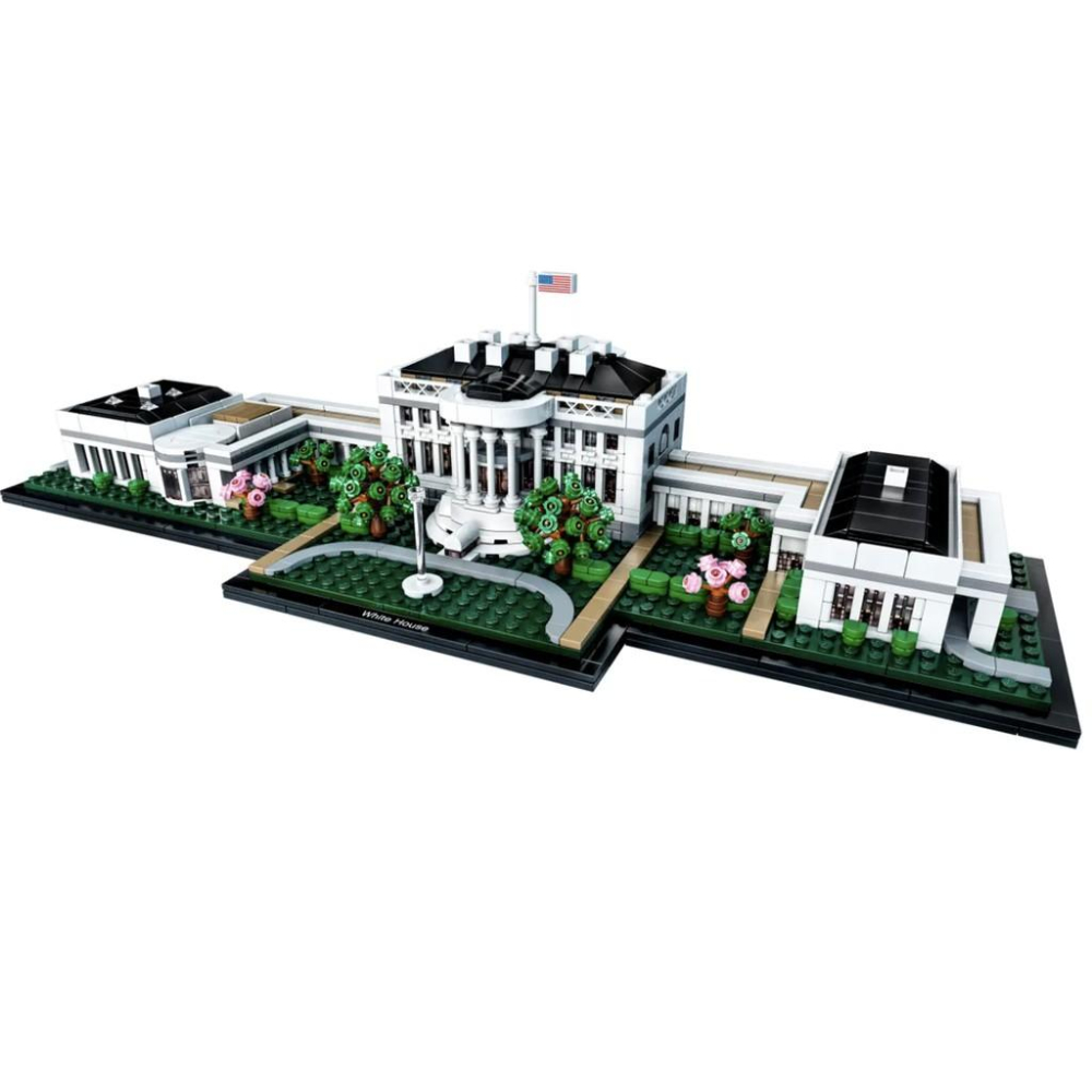 【LETGO】現貨 樂高正版 LEGO 21054 經典建築系列 美國 白宮 The White House 首府 大選-細節圖3