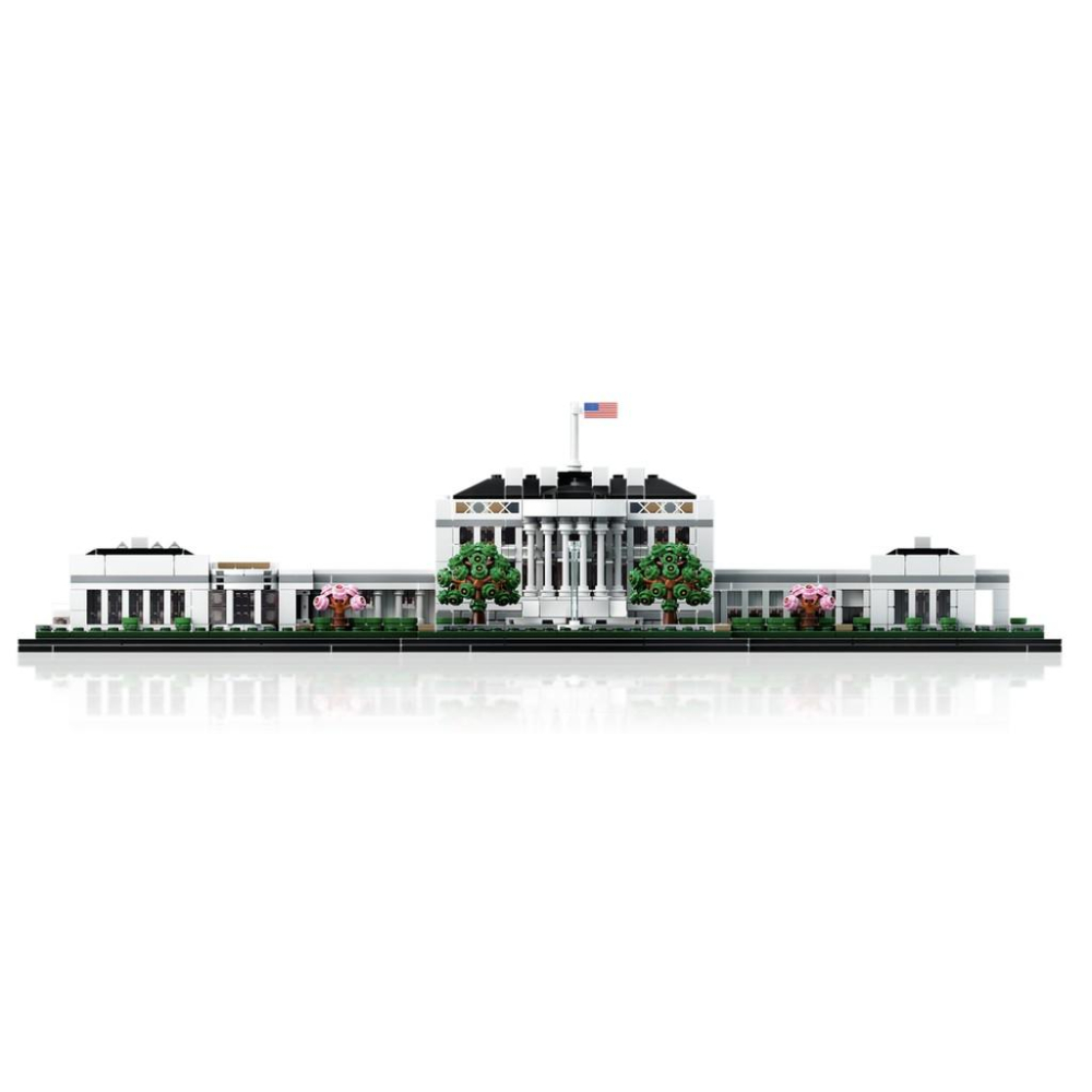 【LETGO】現貨 樂高正版 LEGO 21054 經典建築系列 美國 白宮 The White House 首府 大選-細節圖4