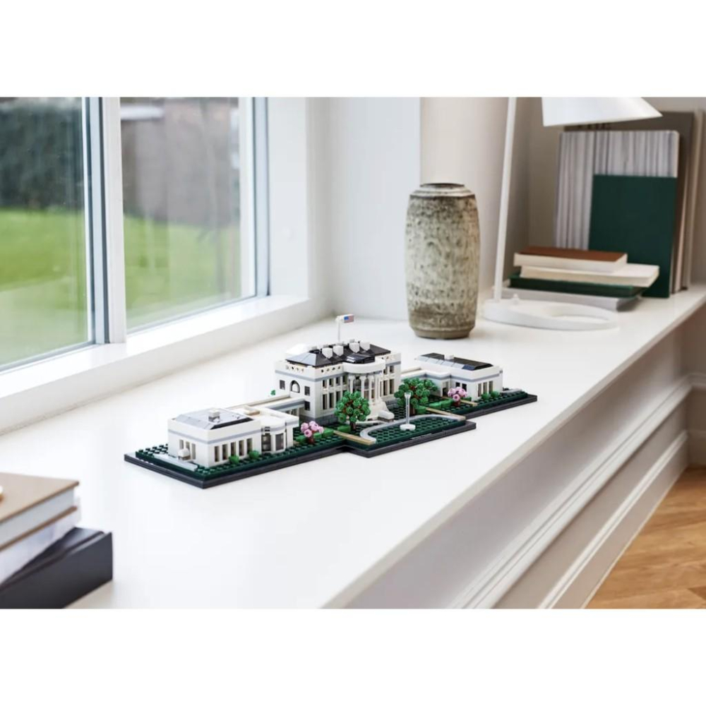 【LETGO】現貨 樂高正版 LEGO 21054 經典建築系列 美國 白宮 The White House 首府 大選-細節圖7