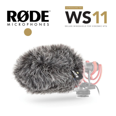 【eYe攝影】現貨 原廠毛套 RODE WS11 麥克風毛套 VideoMic NTG 專用 降噪 收音 兔毛 槍型