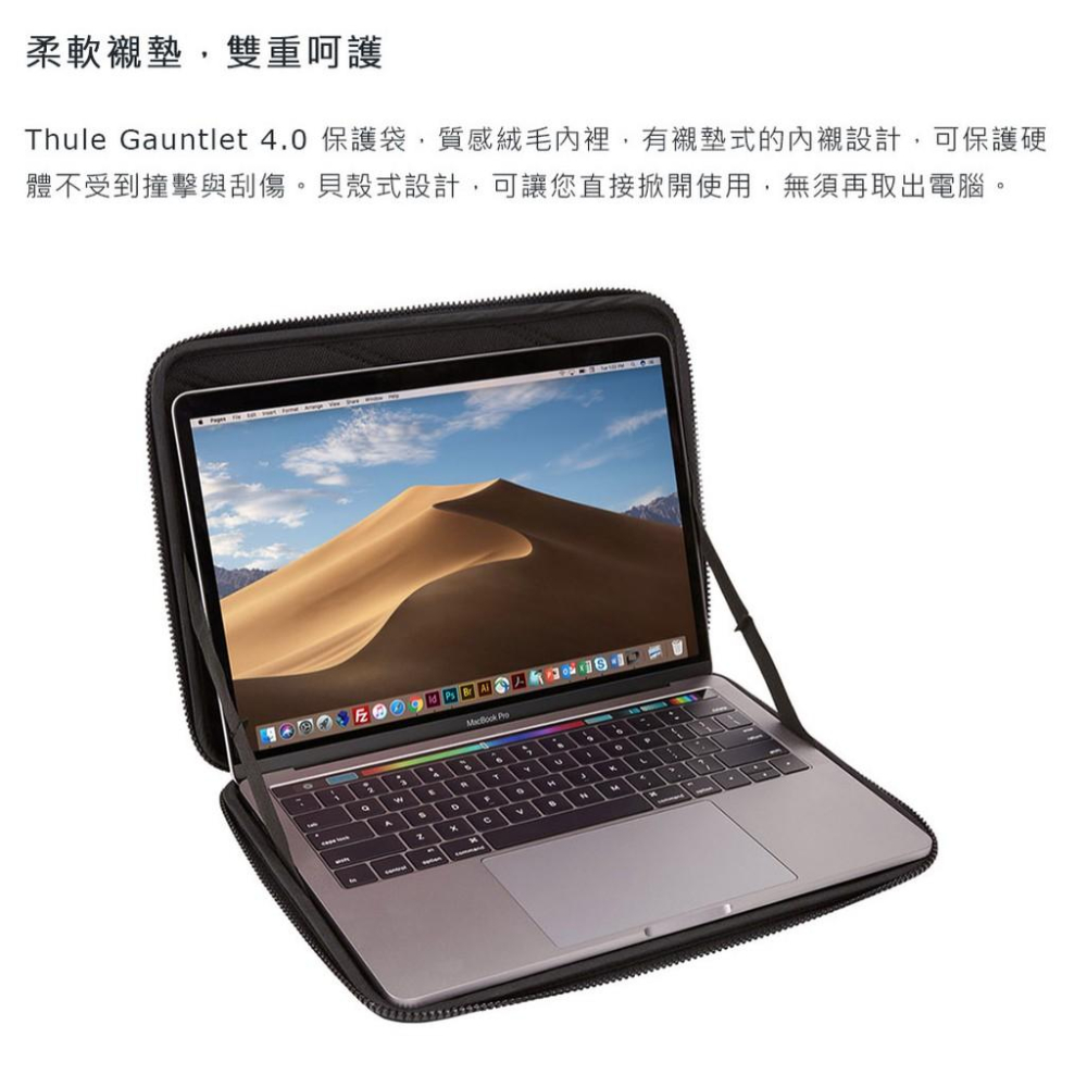 【eYe攝影】現貨 都樂 Thule Gauntlet 4.0 MacBook Pro 筆電包 收納包 保護袋 硬殼包-細節圖4