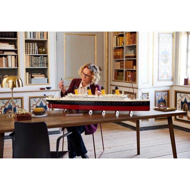 【LETGO】現貨 全新 樂高 LEGO 10294 TITANIC 鐵達尼號 豪華郵輪 船艦 1.35m 復刻版-細節圖8