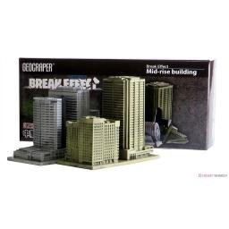 【鋼普拉】現貨 GEO Break Effect 1/300 大樓 戰場的建物 軍事 裝飾 建築模型 戰爭廢墟