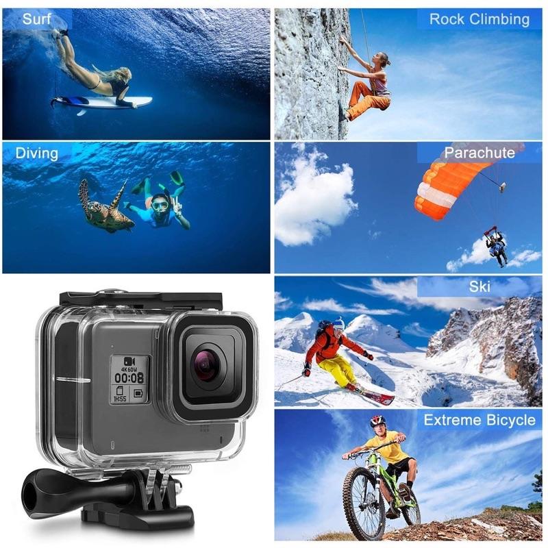 【eYe攝影】現貨 副廠配件 Gopro Hero 8 防水殼 60M 防水盒 潛水盒 保護殼 浮潛 水下拍攝-細節圖8