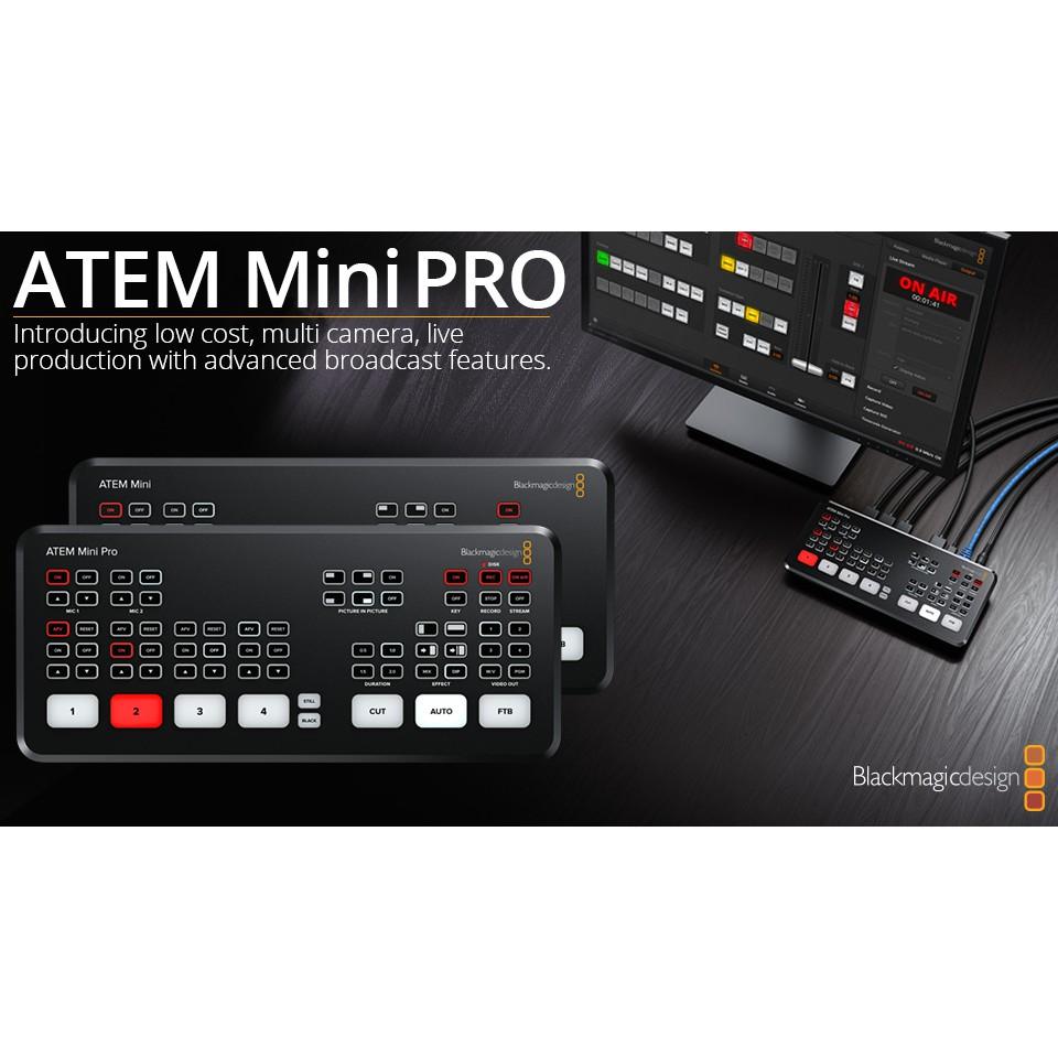 【eYe攝影】現貨 Blackmagic ATEM Mini Pro 4路 HDMI 導播機 直播 FB Live 視訊-細節圖2