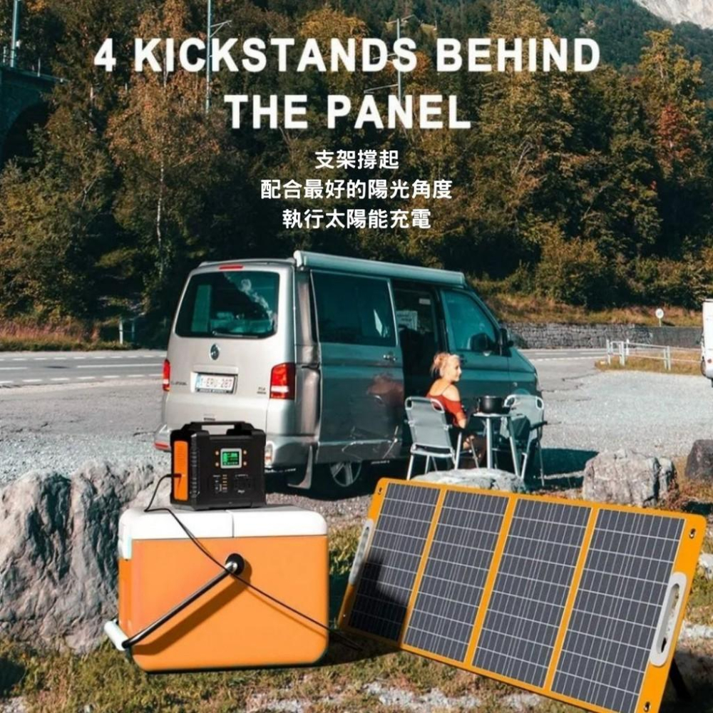 【eYe攝影】全新 Gofort TSP18V 太陽能板 100W 攜帶式 救援 登山 停電 ECOFLOW 太陽能-細節圖7