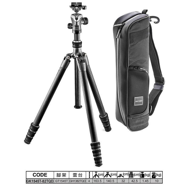 【eYe攝影】現貨 捷信 GITZO GK1545T+82TQD 旅行家 eXact 碳纖維三腳架雲台套組 承重10KG-細節圖5