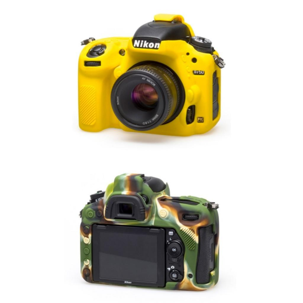 【eYe攝影】easyCover 金鐘套 D750 金鐘罩 保護套 矽膠套 黃 黑 迷彩 另有 D500 D850 D5-細節圖4