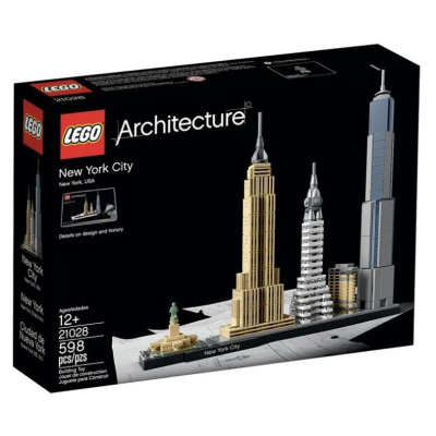 【LETGO】現貨 樂高正版 LEGO 21028 經典建築系列 美國 紐約 New York 克萊斯勒大廈 帝國大廈