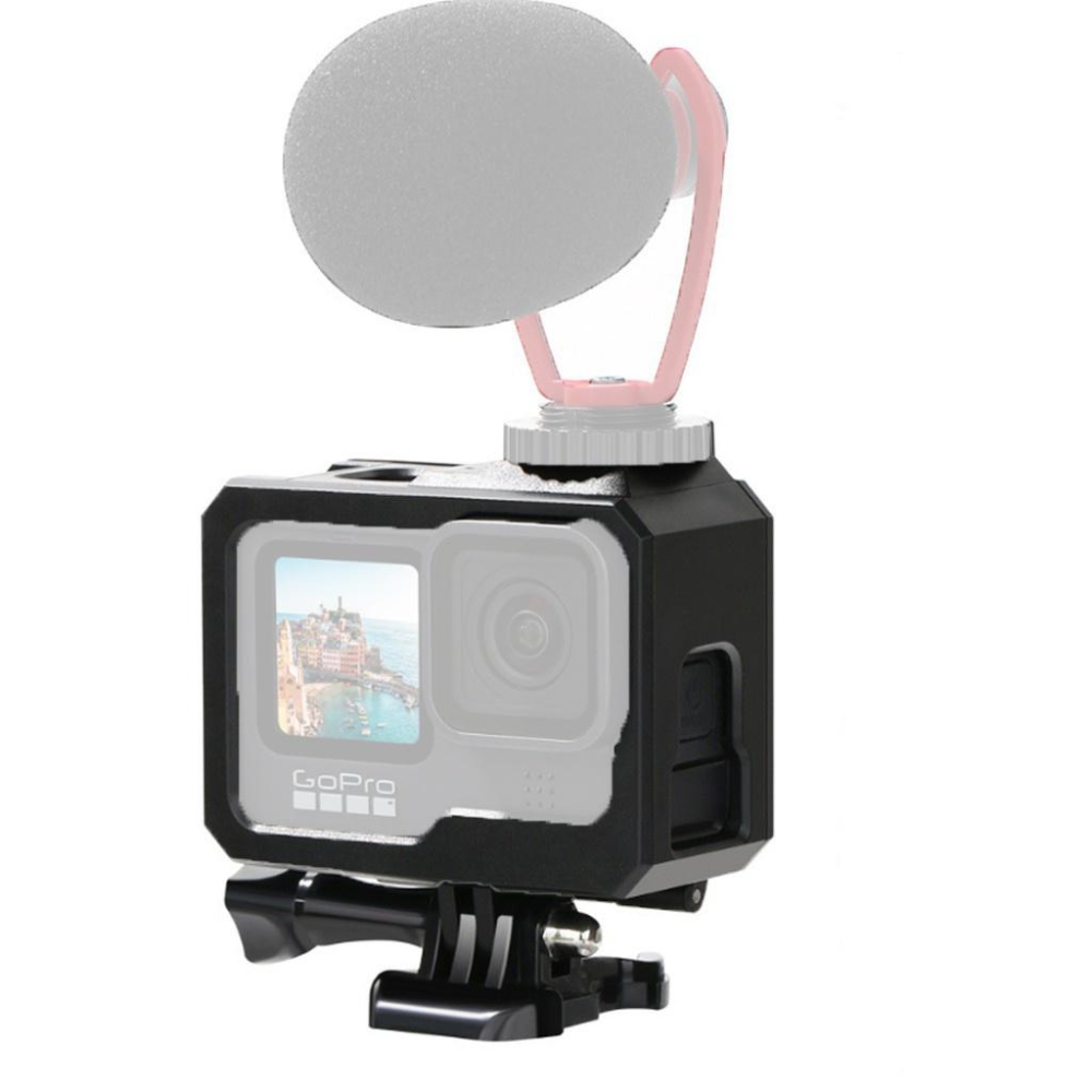 【eYe攝影】現貨 副廠配件 GoPro Hero 9 10 11 外框 邊框 保護框 固定架 兔籠 運動相機 防撞框-細節圖3