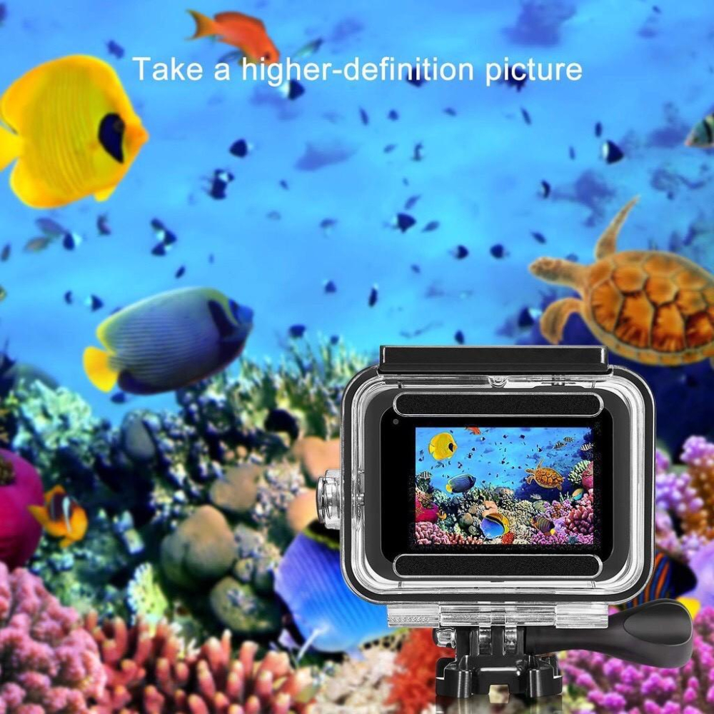 【eYe攝影】現貨 副廠配件 GoPro Hero 9 10 潛水套組 收納包+防水殼+保護貼+矽膠套+潛水濾鏡+防霧片-細節圖3