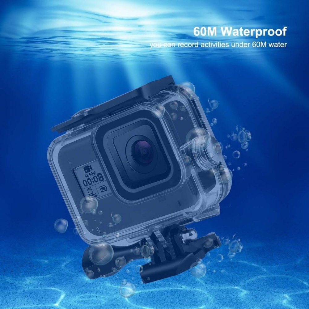 【eYe攝影】現貨 副廠配件 GoPro Hero 9 10 潛水套組 收納包+防水殼+保護貼+矽膠套+潛水濾鏡+防霧片-細節圖4