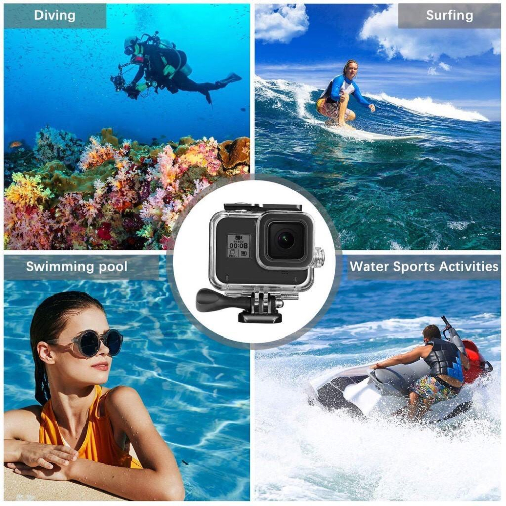 【eYe攝影】現貨 副廠配件 GoPro Hero 9 10 潛水套組 收納包+防水殼+保護貼+矽膠套+潛水濾鏡+防霧片-細節圖6