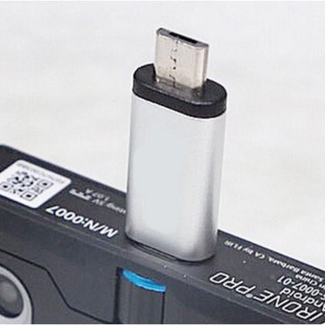 【eYe攝影】新款 Type C 轉 Micro USB 轉接頭 安卓手機 可資料傳輸 OTG OSMO Pocket-細節圖2