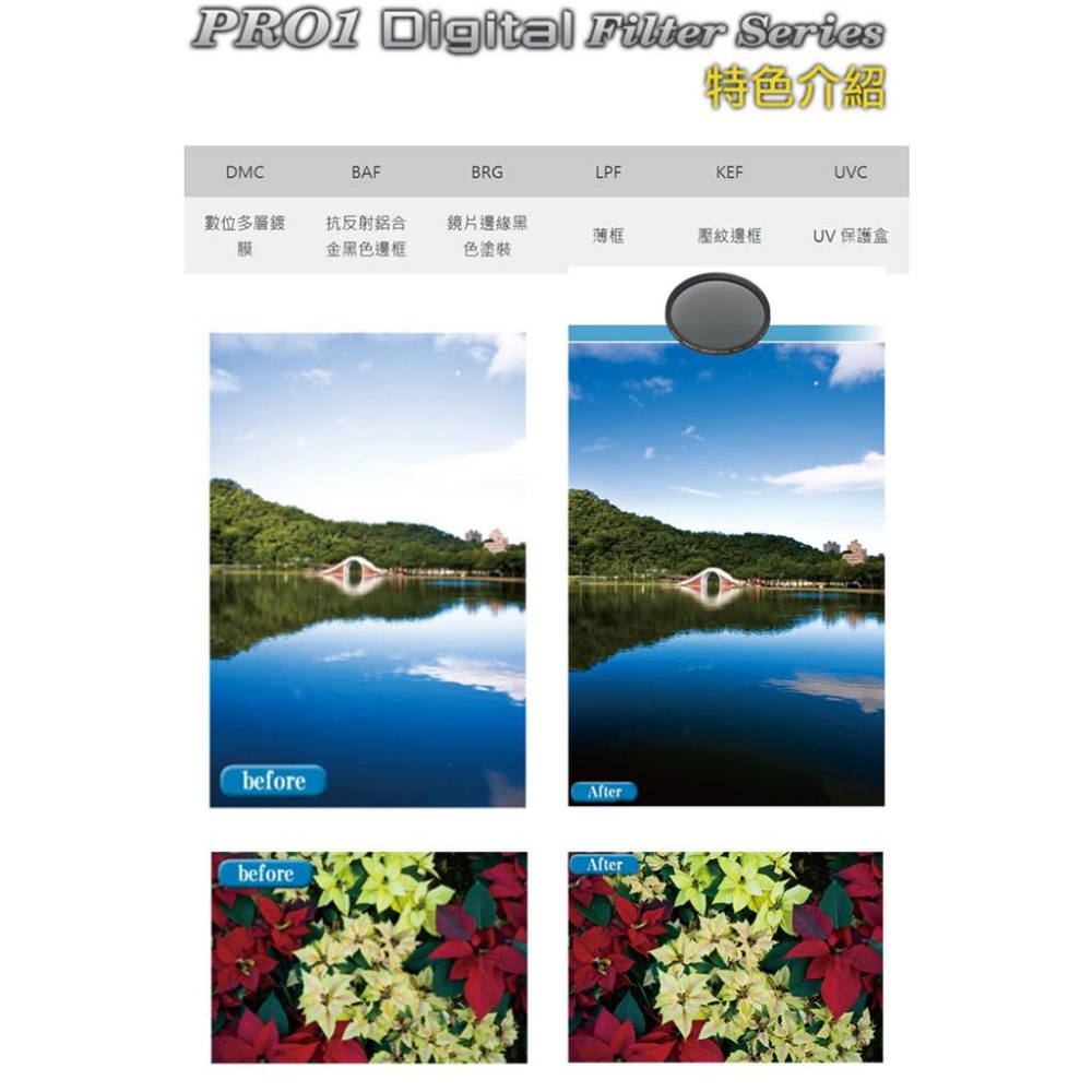 【eYe攝影】日本 Kenko PRO1D CPL 58mm MRC 薄框 多層鍍膜 偏光鏡 同HOYA 藍天 去反光-細節圖3