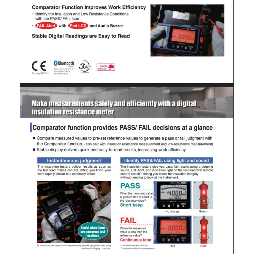 【eYe攝影】日本製 公司貨 HIOKI IR4056-20 4000MΩ/1000 絕緣高組計 廠務端 FAB 實驗室-細節圖6