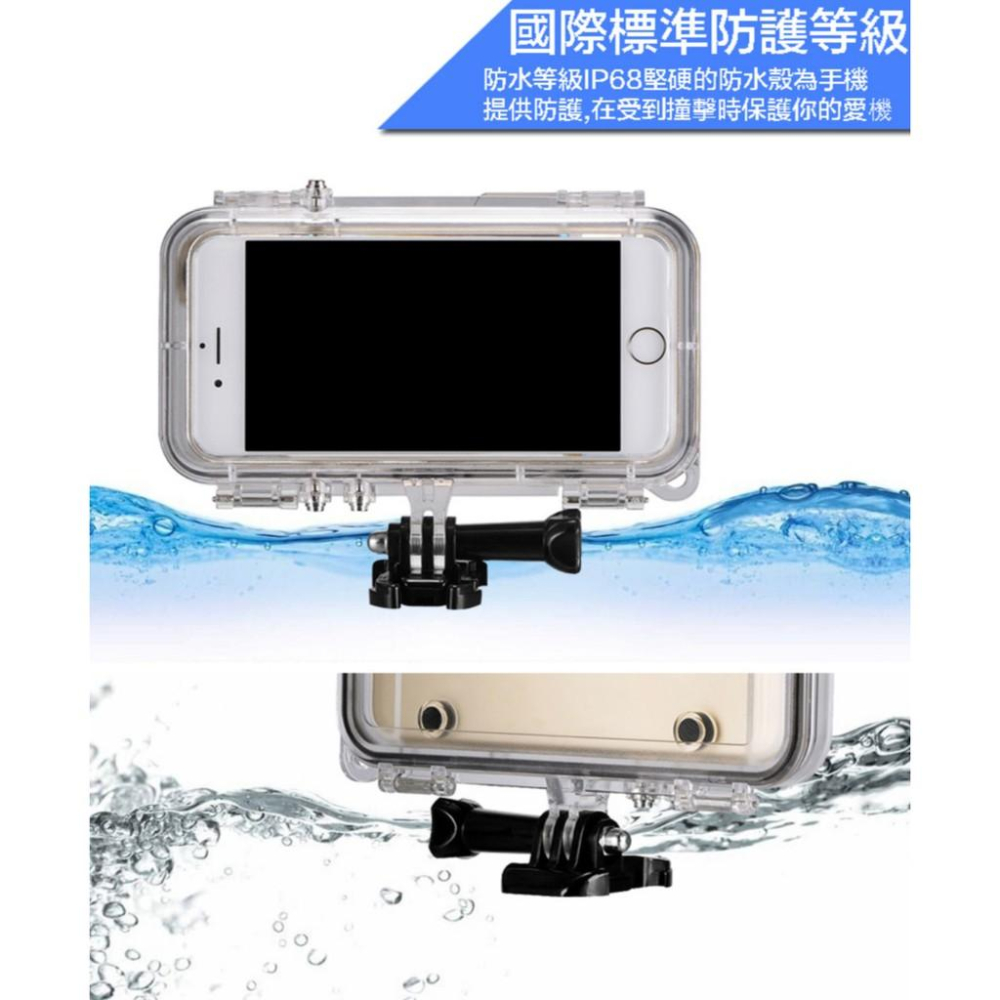 【eYe攝影】現貨 iPhone 6 6S I6 PLUS 防水殼 可觸控 保護殼 手機殼 防水盒 可接浮力棒 自拍桿-細節圖7
