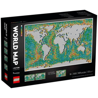 【LETGO】全新現貨 LEGO 樂高正版 31203 ART 藝術生活系列 世界地圖 馬賽克拼圖 MAP