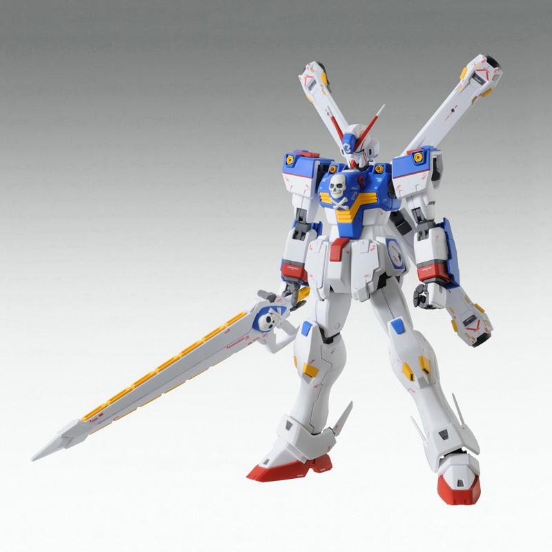 【鋼普拉】現貨 PB魂商 BANDAI MG 1/100 CROSSBONE GUNDAM X3 Ver.Ka 海盜鋼彈-細節圖6