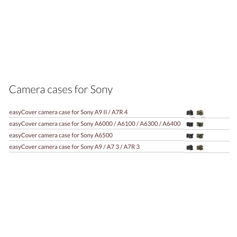 【eYe攝影】現貨 easyCover 金鐘套 金鐘罩 SONY A6500 果凍套 保護套 矽膠套 黑 迷彩-細節圖9