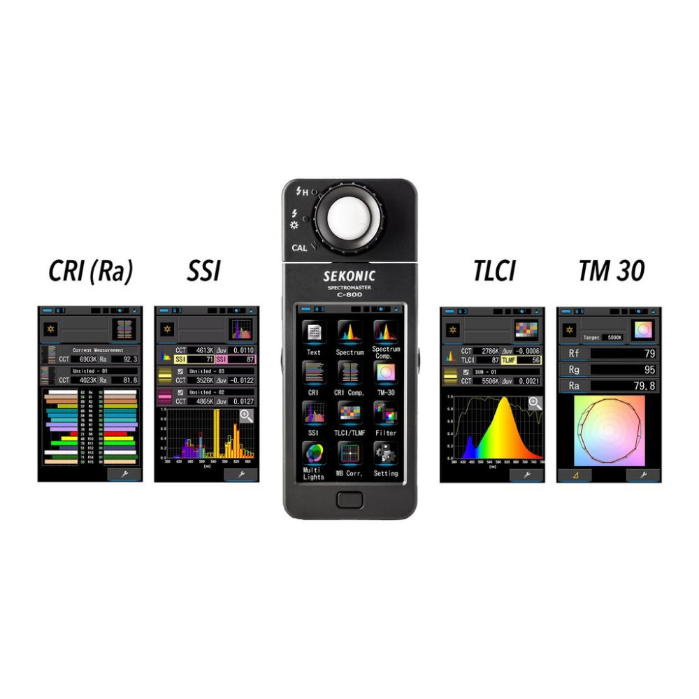 【eYe攝影】現貨 Sekonic C-800 全光譜色度計 C800 數位光譜儀 亮度計 照度計 測光表 測光儀-細節圖3