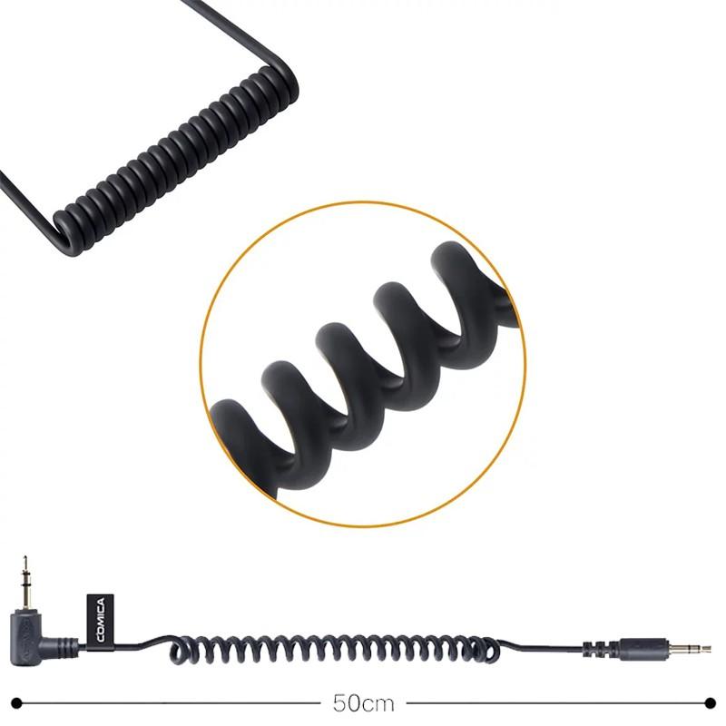 【eYe攝影】現貨 COMICA 相機麥克風連接線 傳輸線 CVM-D-SPX 3.5mm TRS - TRS 50cm-細節圖3
