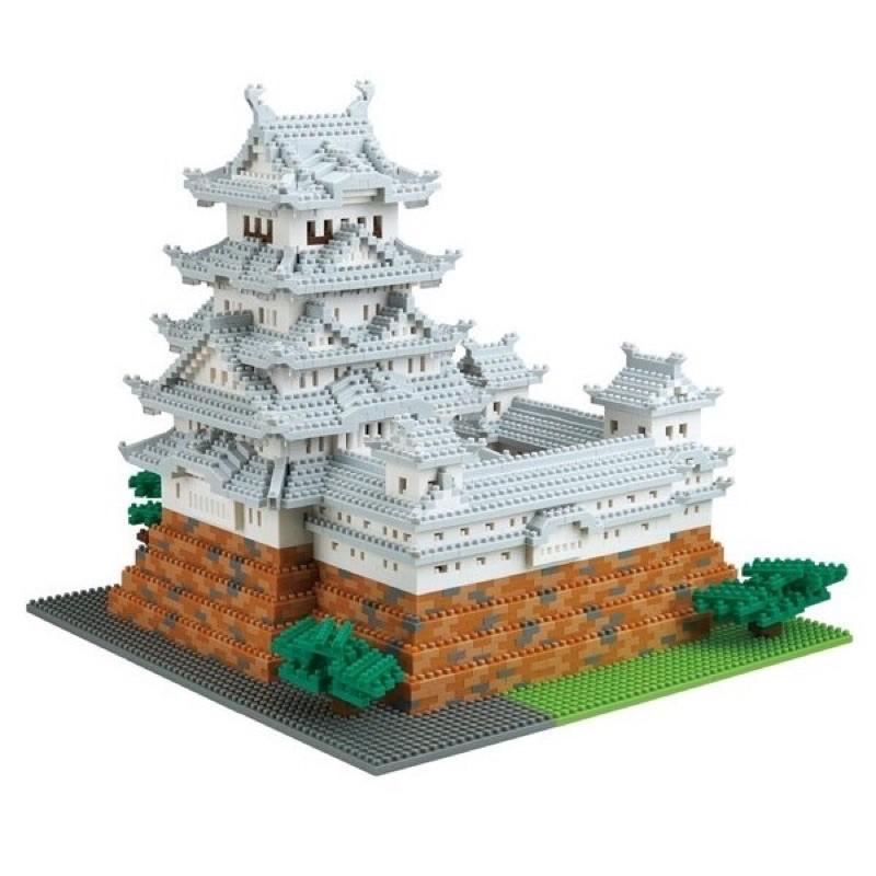 【LETGO】現貨 正版公司貨 Nanoblock 日本河田積木 NB-042 姬路城 DX豪華版 世界建築系列-細節圖2