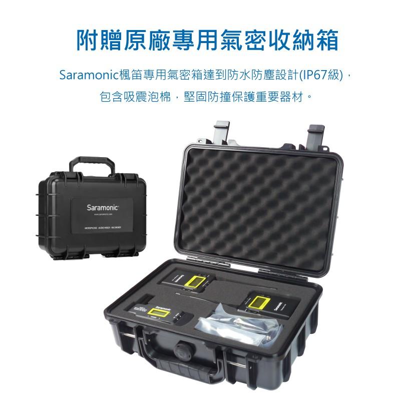 【eYe攝影】Saramonic 楓笛一對二 卡農接頭無線麥克風套裝 UwMic9 Kit8-細節圖4