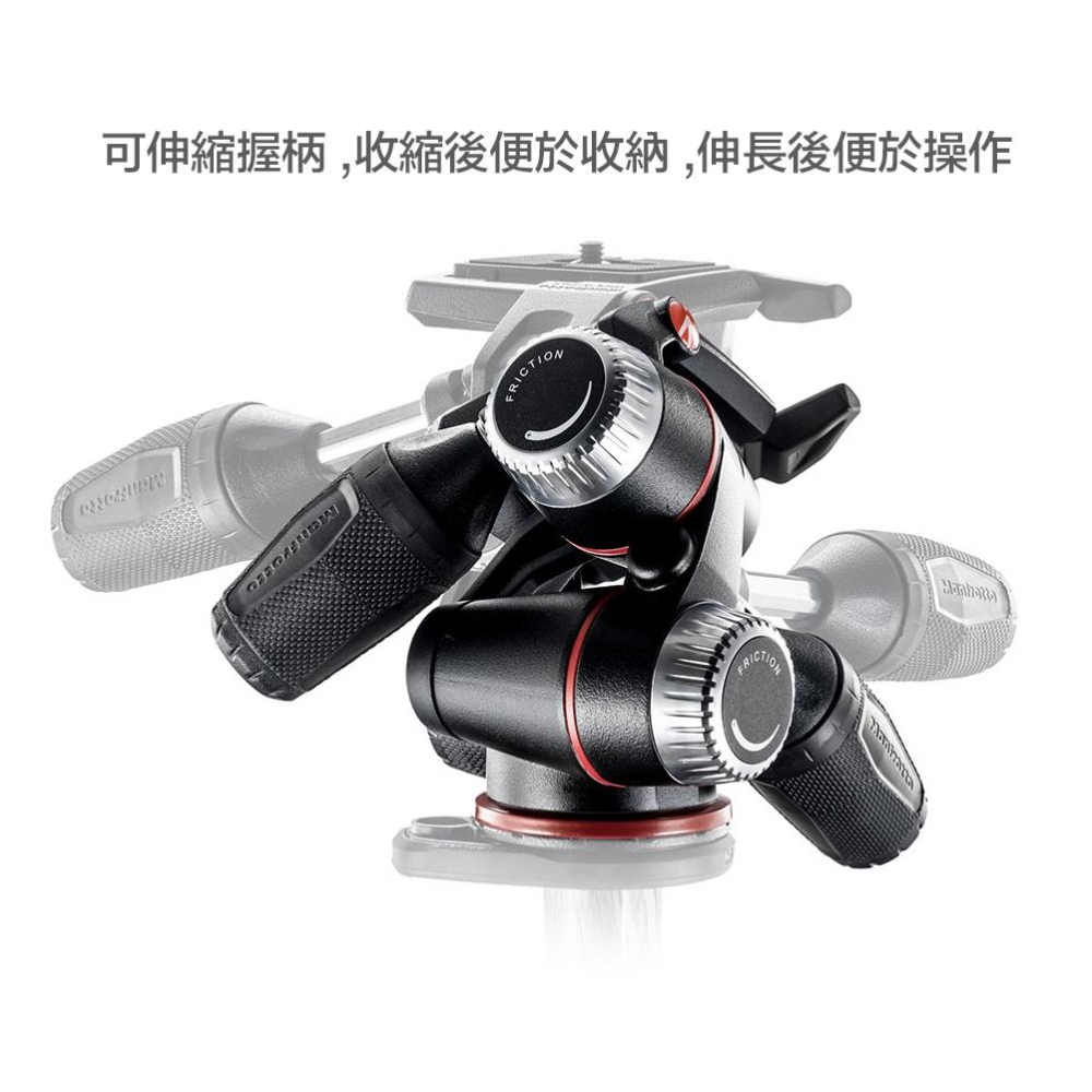 【eYe攝影】現貨 公司貨 義大利 Manfrotto 曼富圖 MHXPRO-3W 三向雲台 油壓雲台 載重8KG-細節圖3