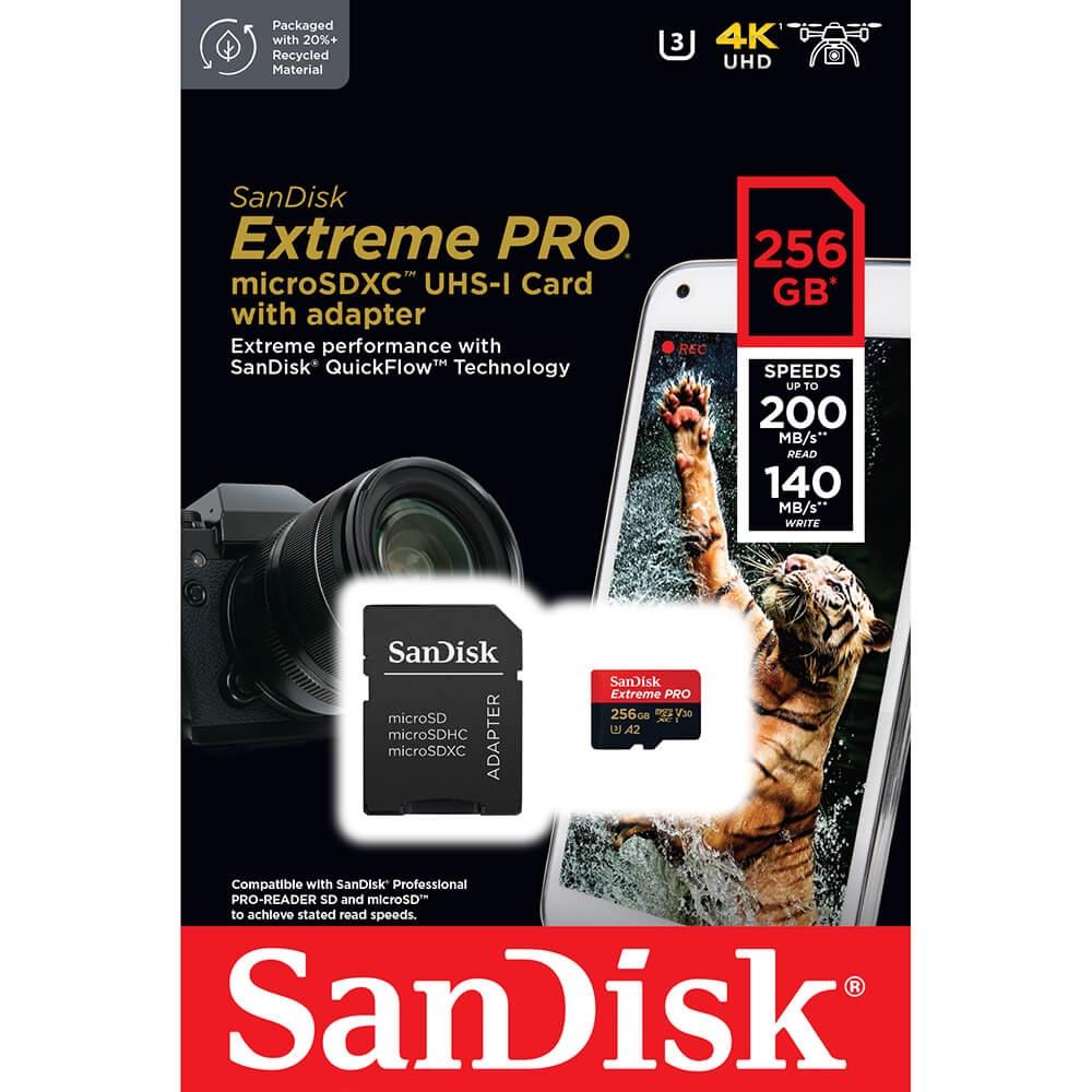 【eYe攝影】公司貨 SanDisk Extreme PRO 256G microSD TF 170M A2 記憶卡-細節圖4