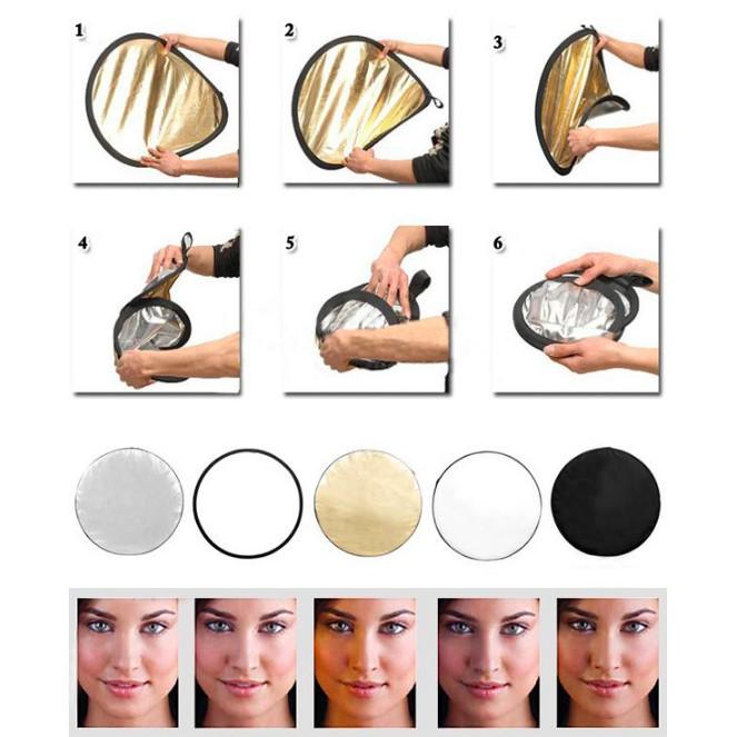 【eYe攝影】 專業級 二合一 圓形 80cm 銀白 雙色 反光板 雙面反光板 兩用反光板 婚禮攝影 外拍 攝影棚 棚拍 外拍燈-細節圖5