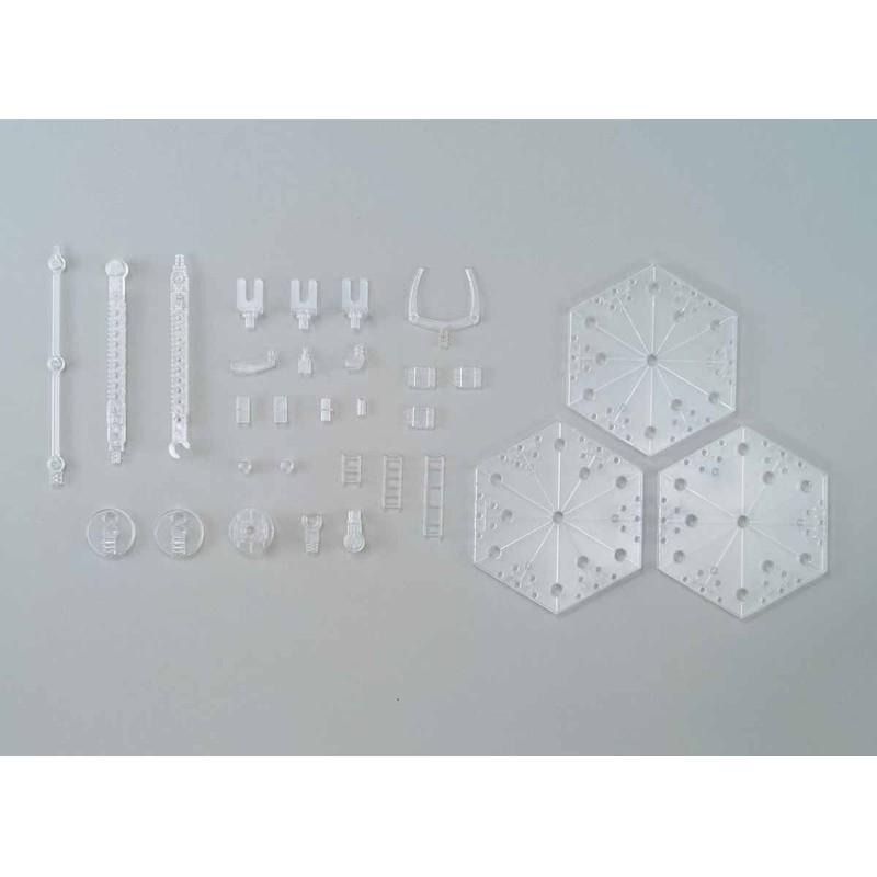 【鋼普拉】現貨 BANDAI 鋼彈 MG 1/100 RG HG 1/144 ACTION BASE 4 透明 通用支架-細節圖3