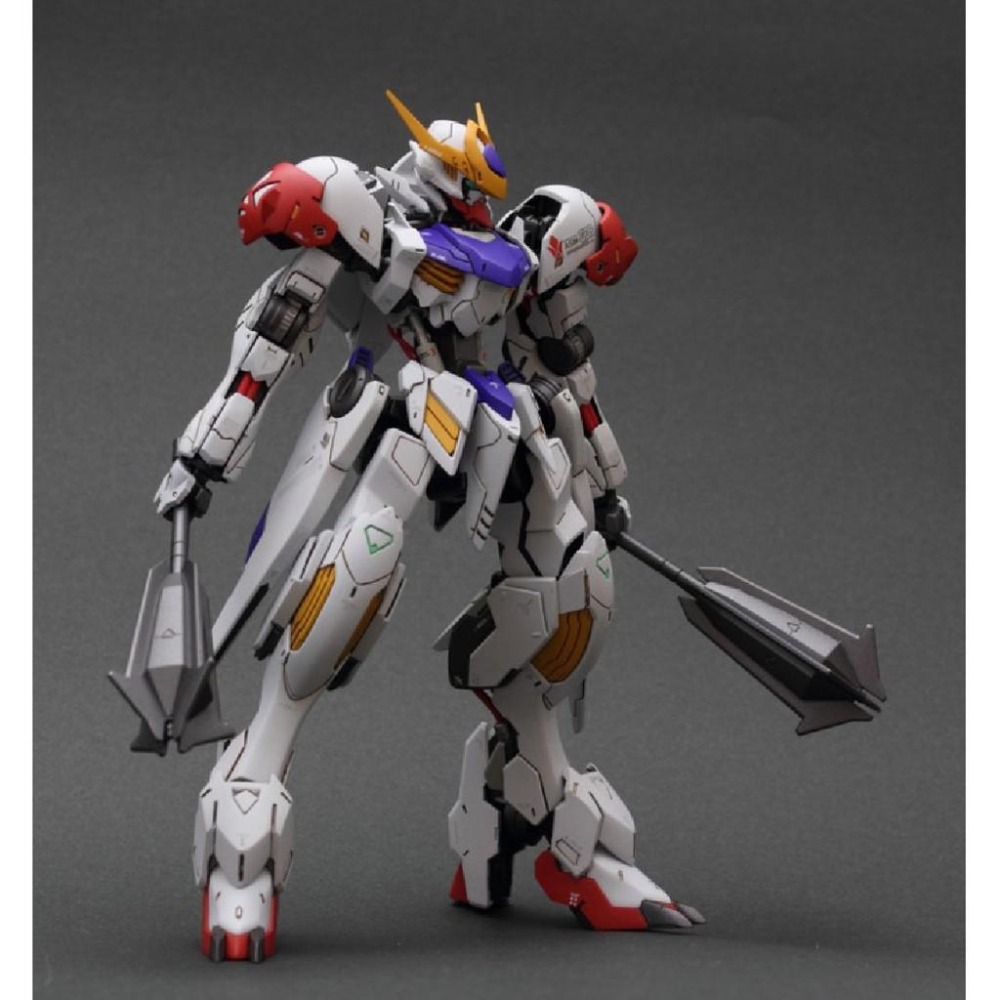 【鋼普拉】BANDAI 鐵血孤兒 HG 1/144 #021 GUNDAM BARBATOS LUPUS 天狼型獵魔鋼彈-細節圖5